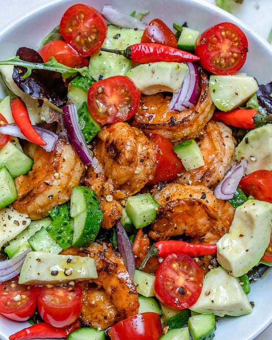 Zesty Shrimp and Avocado Salad: A Power-Packed Delight for Your Health Journey